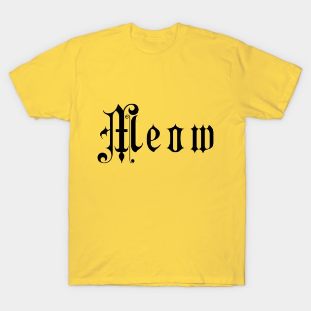 meow T-Shirt by MartinAes